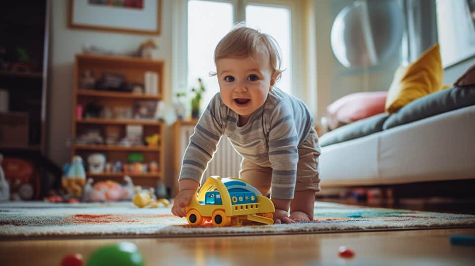 Baby Learning To Walk