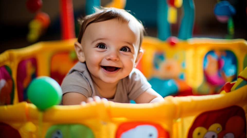 Baby Walks In Safe Playpen