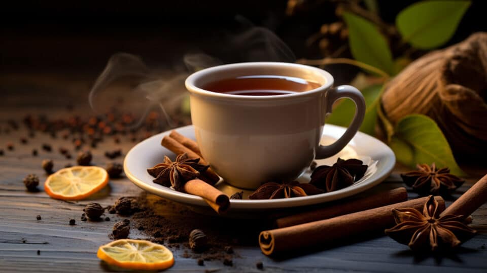 Bengal Spice Tea On Table