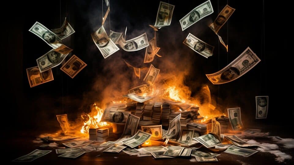 burning cash