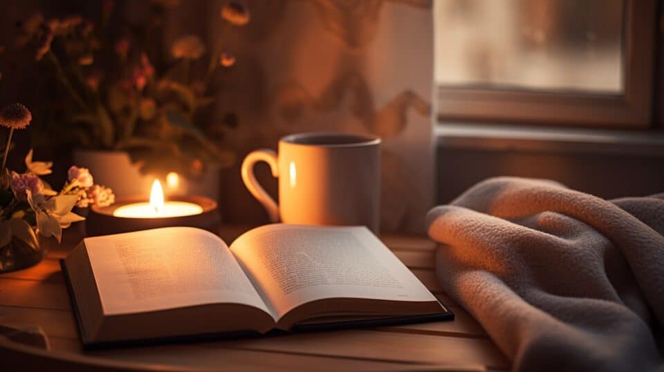 paper book on table