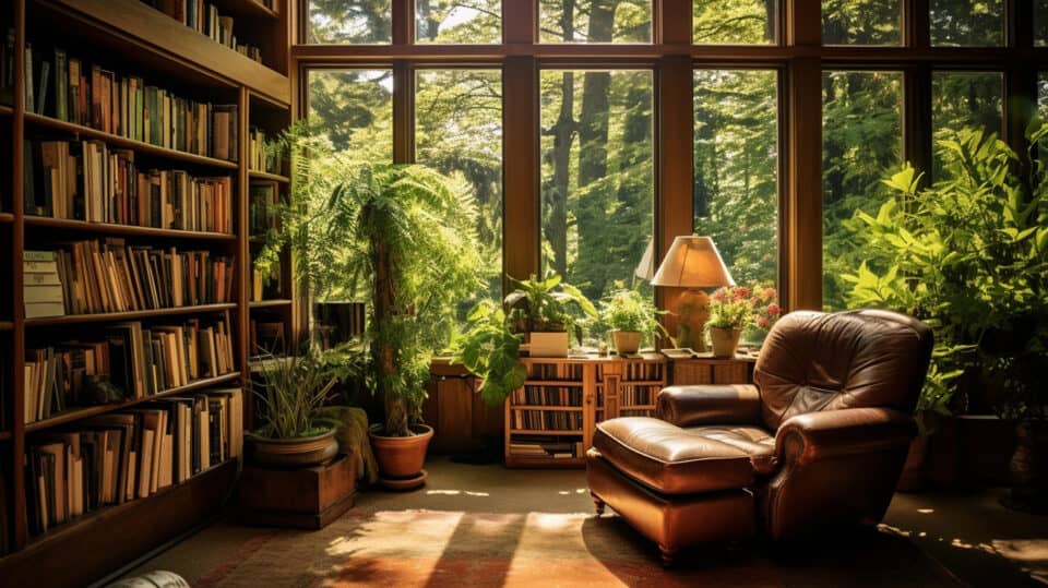 Traditional Physical Book Library