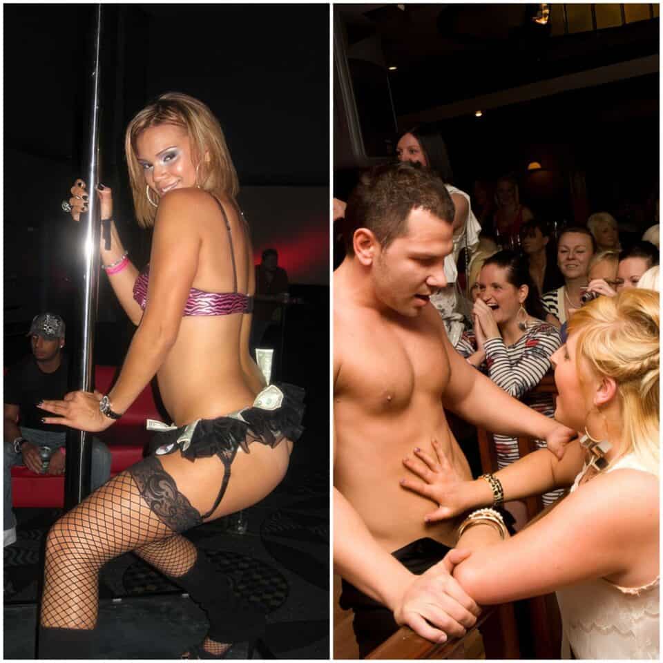 female vs male stripper