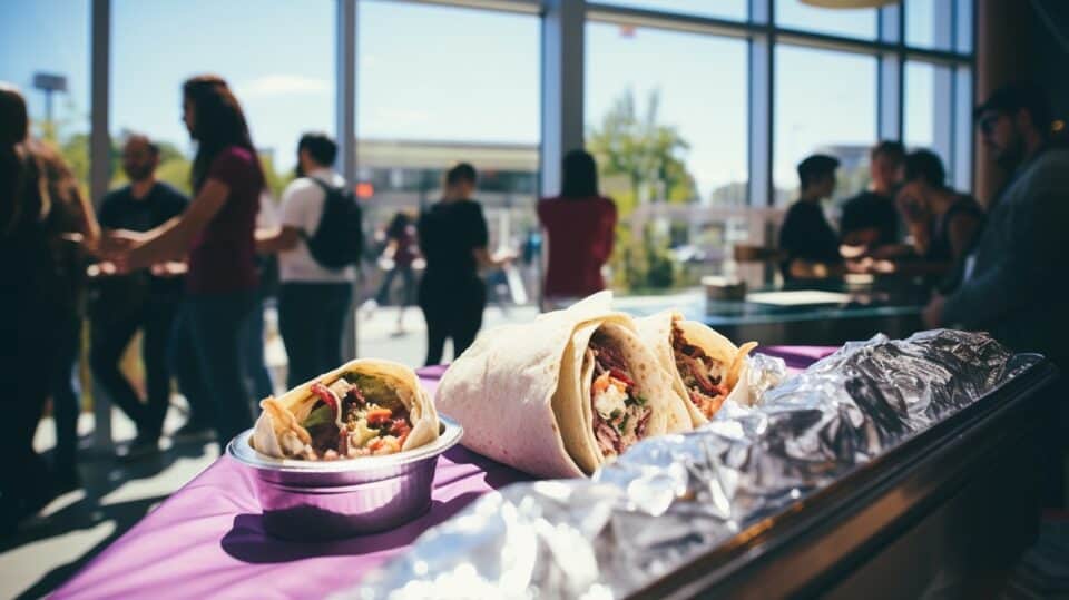 people at a chipotle fundraiser 1