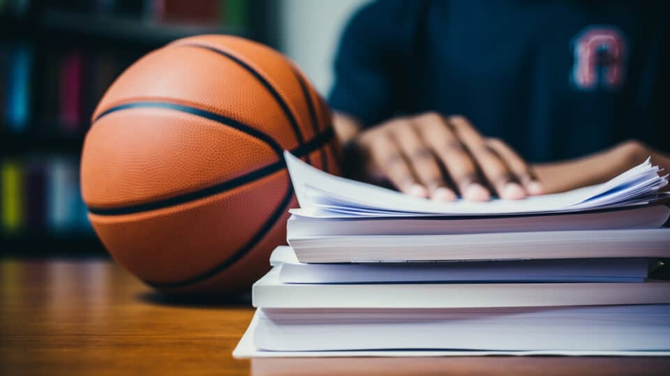 Basketball Player Applies For Scholarships