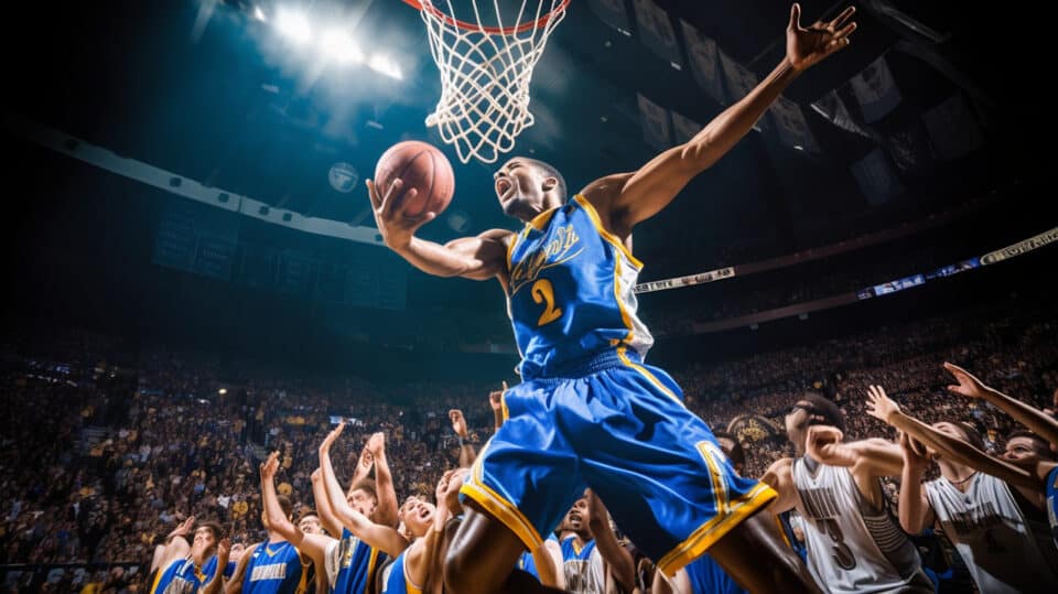 University Basketball Player