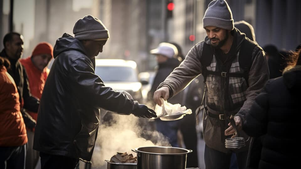 Volunteer Food For Homeless