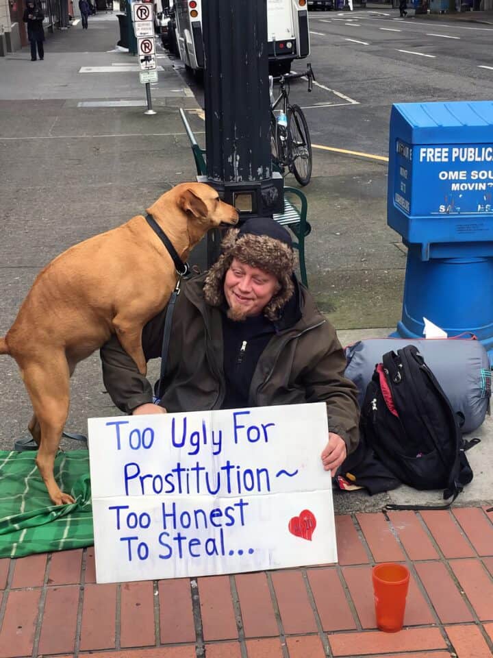 funny homeless sign example 20