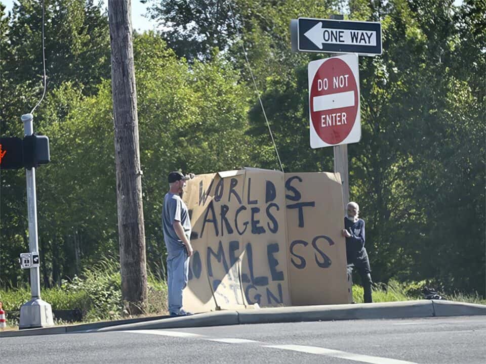 funny homeless sign example 21