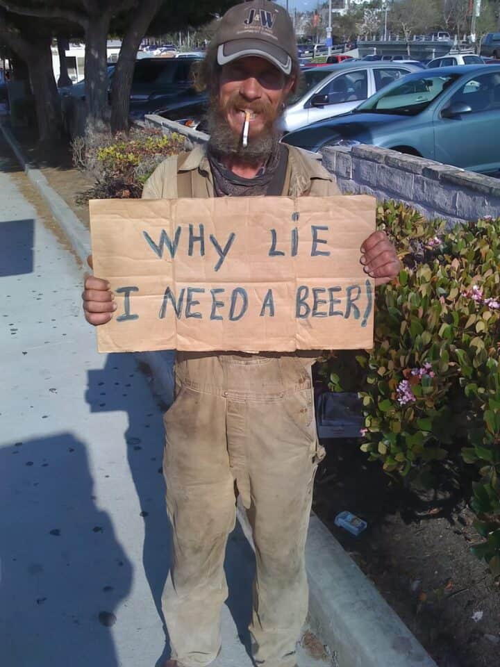 funny homeless sign example 22