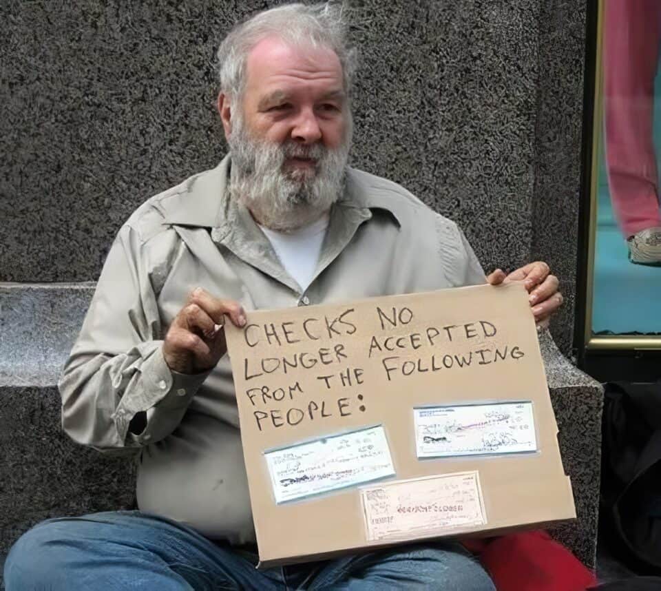 funny homeless sign example 3