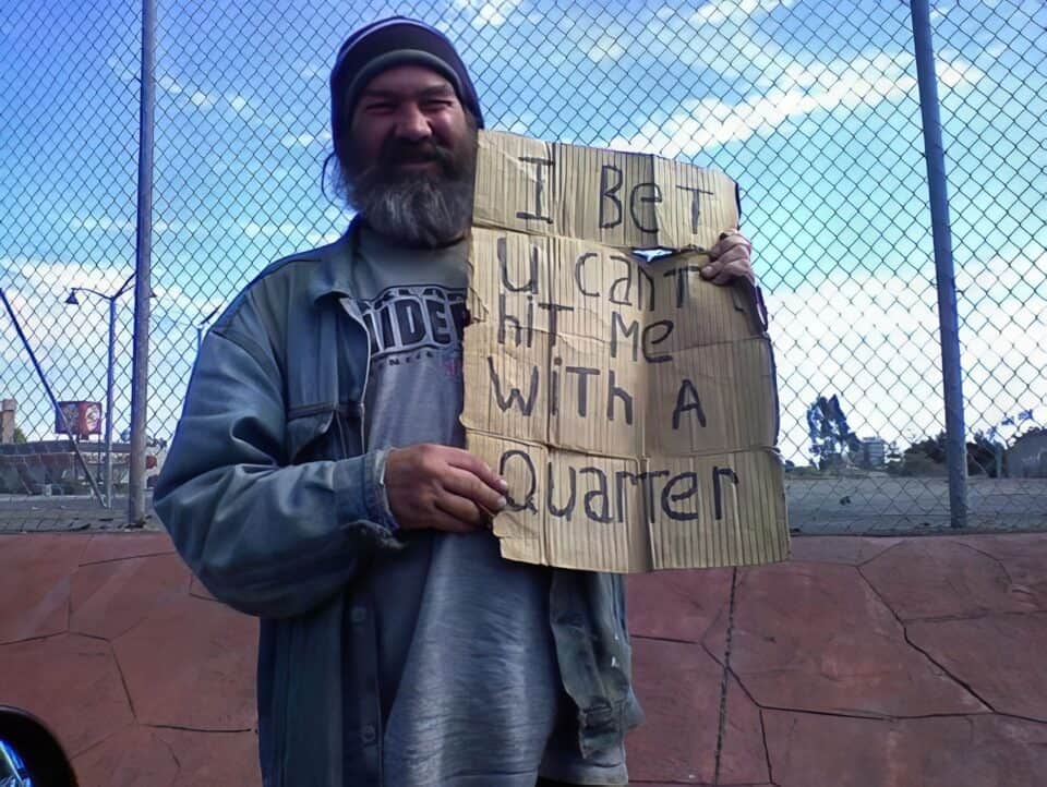 funny homeless sign example 38