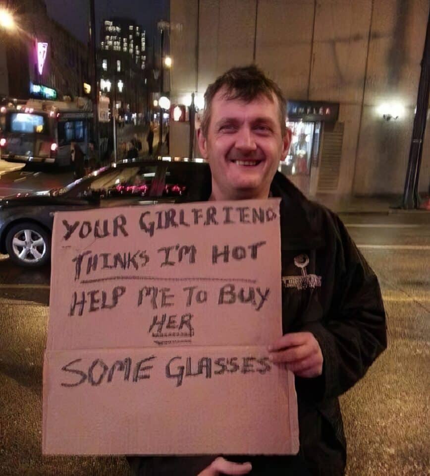 funny homeless sign example 40