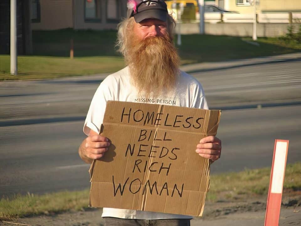 funny homeless sign example 7