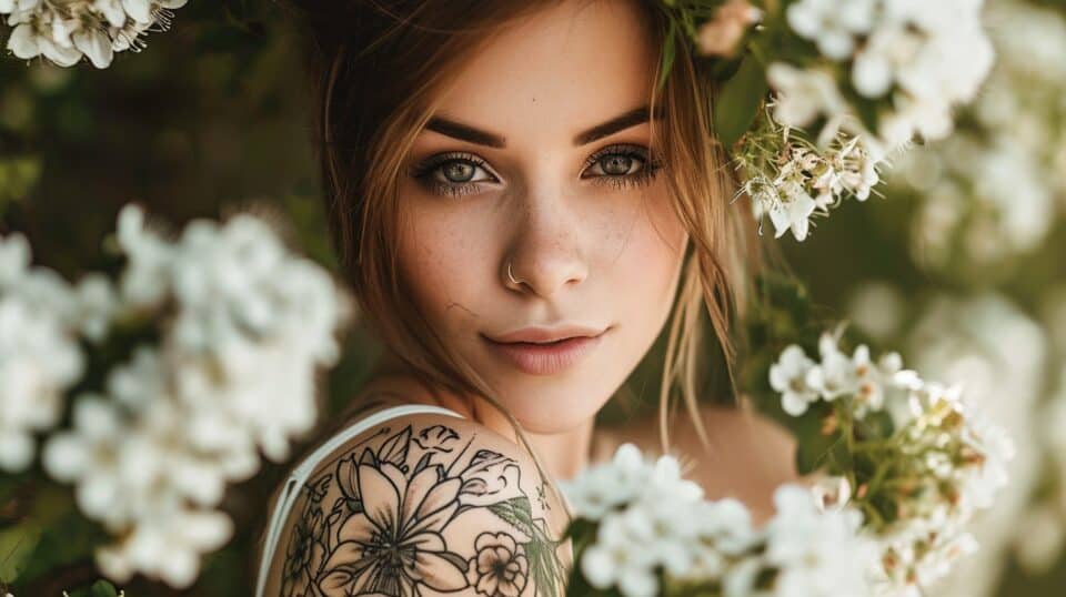 Feminine Tattoo Ideas for Women 5