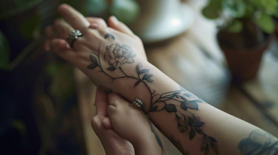 Holding Hands Tattoos