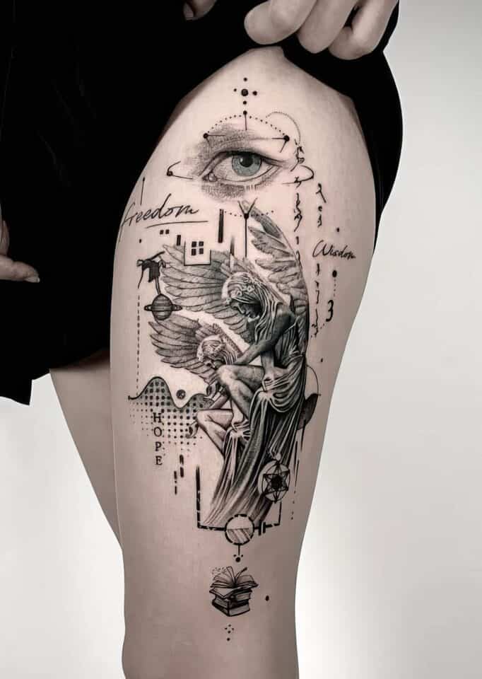 Angel Tattoo Ideas 97