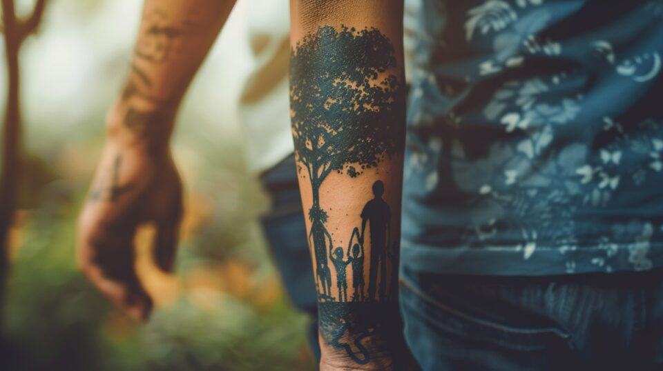 Family Tattoos for Men Examples 2