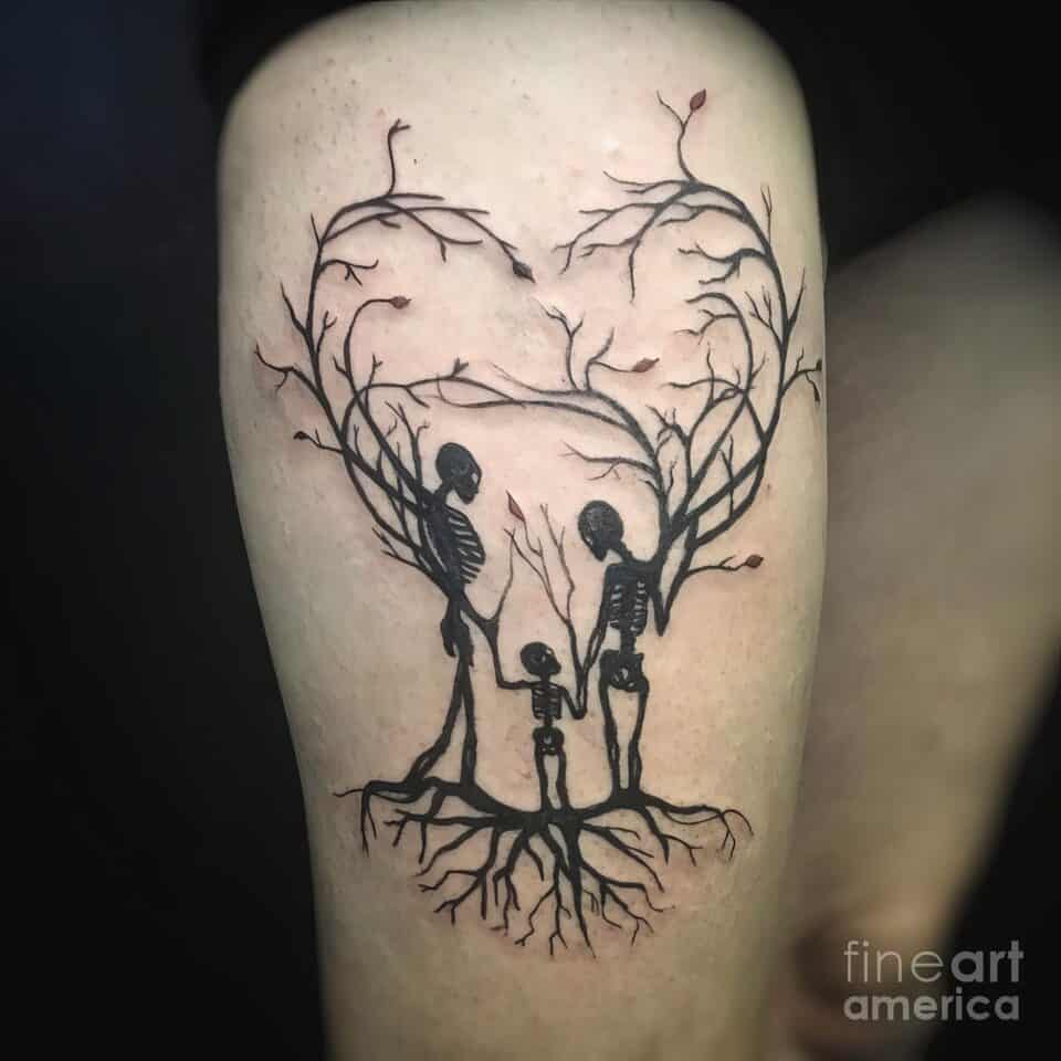 Family Tree Tattoo Ideas 102