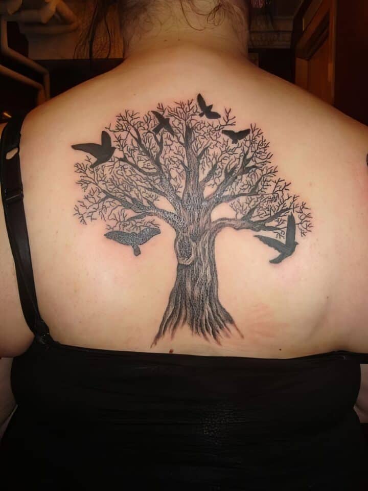 Family Tree Tattoo Ideas 21