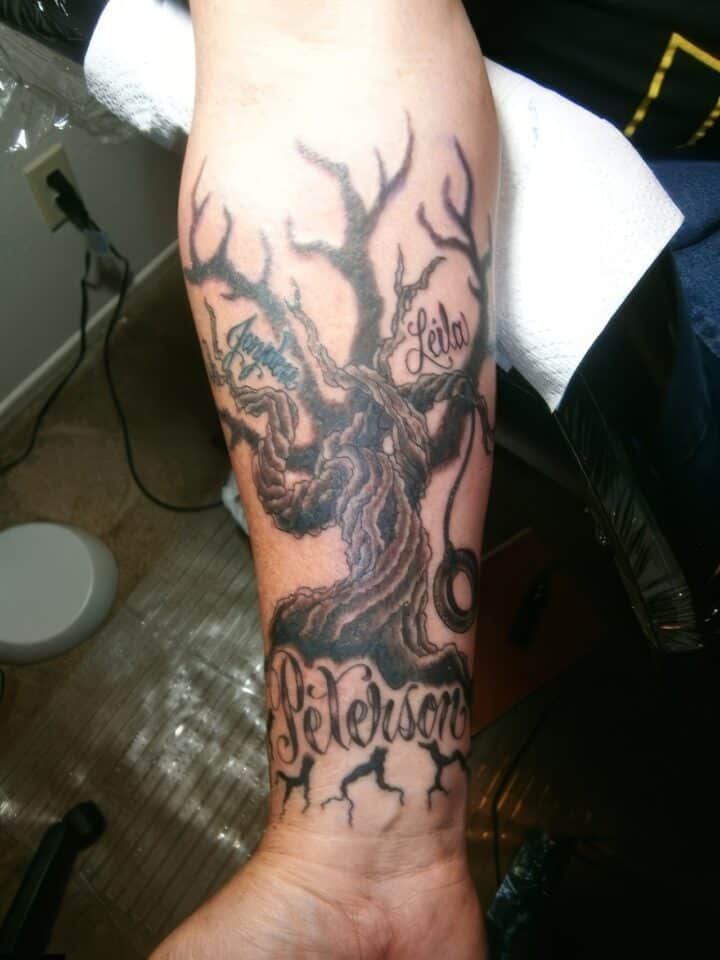 Family Tree Tattoo Ideas 24