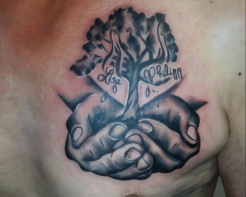 Family Tree Tattoo Ideas 35