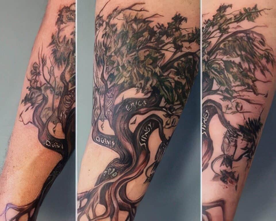 Family Tree Tattoo Ideas 43