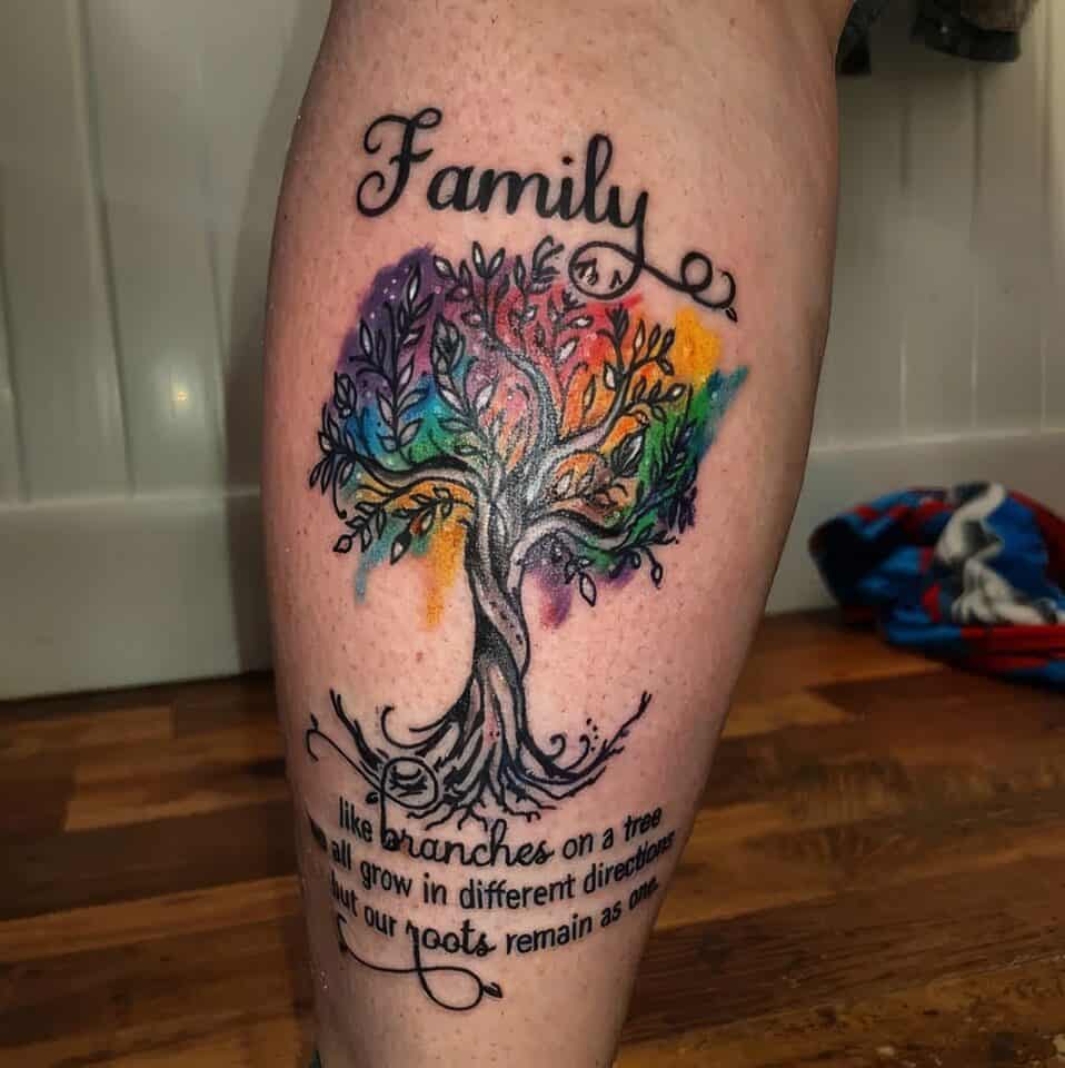 Family Tree Tattoo Ideas 58