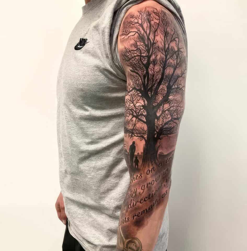 Family Tree Tattoo Ideas 60