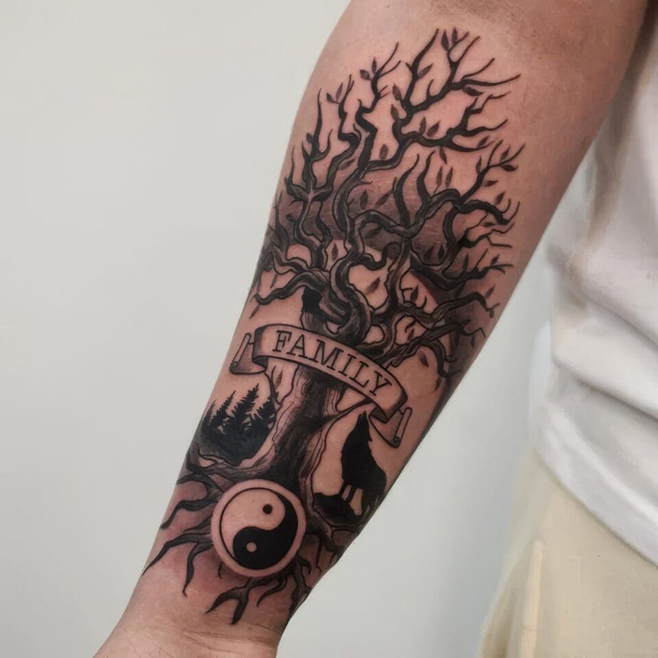 Family Tree Tattoo Ideas 94