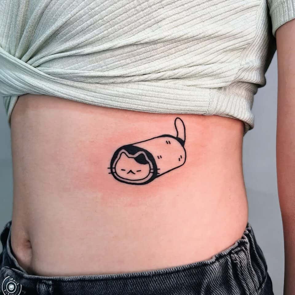 Feminine Cat Tattoos 13