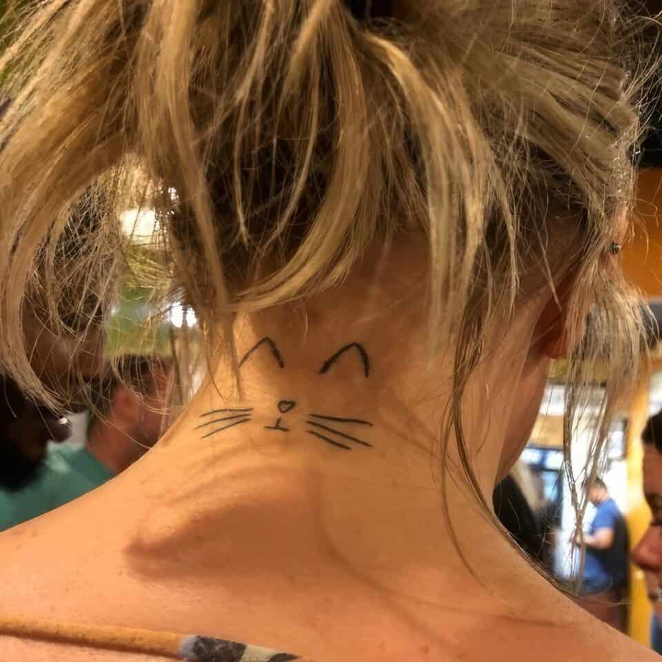 Feminine Cat Tattoos 70