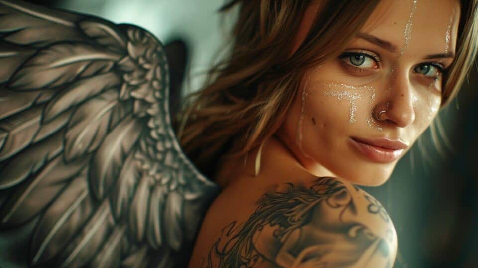 angel tattoo 1