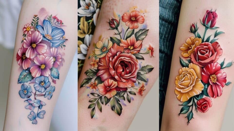 Floral Tattoo Design Ideas 2