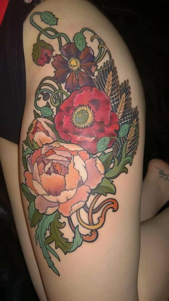 Floral Tattoo Designs 10