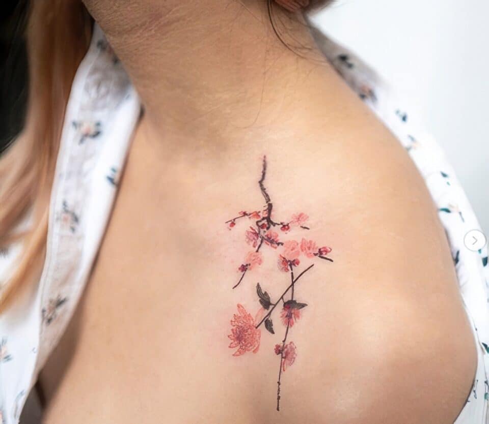 Floral Tattoo Designs 131