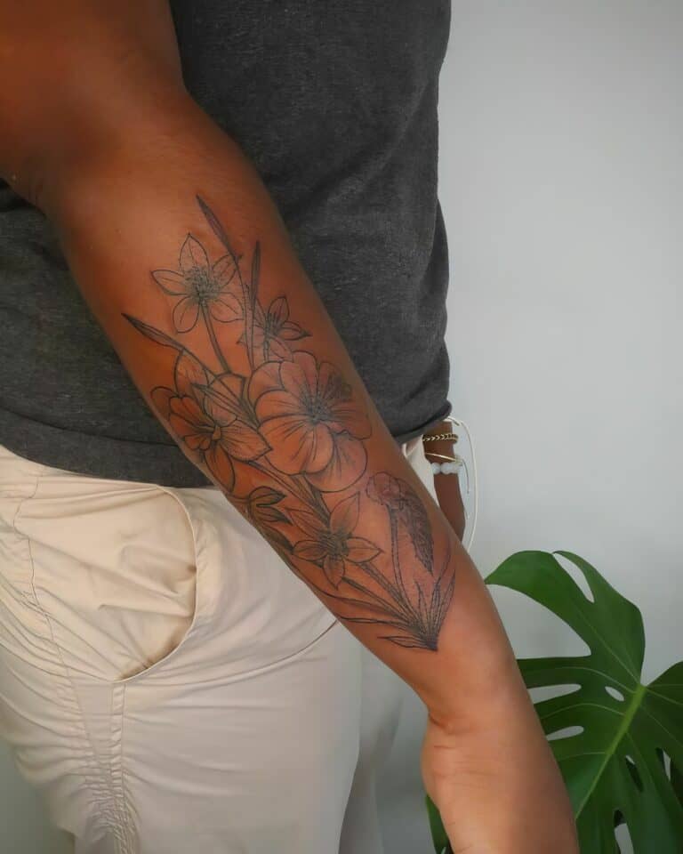 Floral Tattoo Designs 43