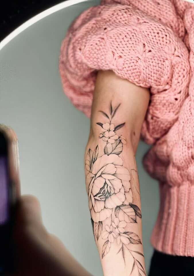 Floral Tattoo Designs 87