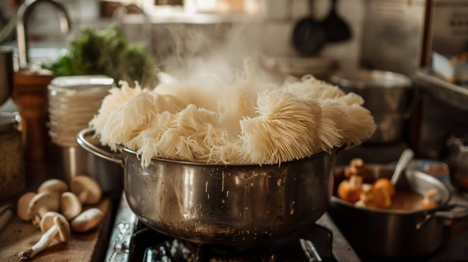 Q19737 How to Cook Lions Mane Mushroom in Soup 6