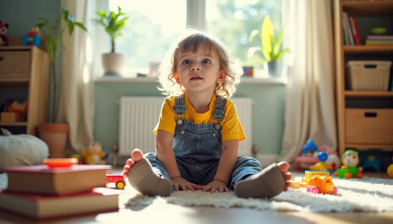 A child's room shows contrast between mess and organization, teaching discipline.