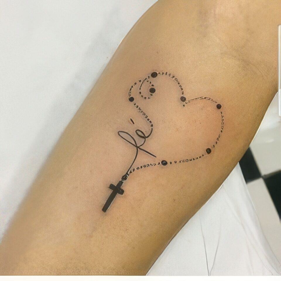 small catholic tattoos 13