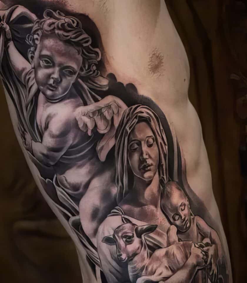 small catholic tattoos 18