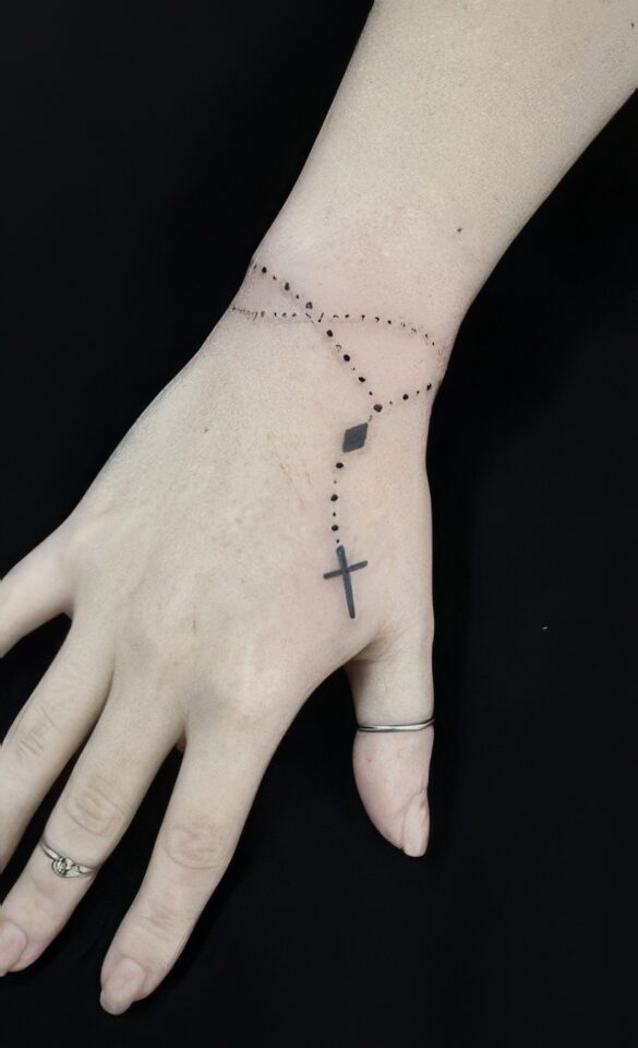 small catholic tattoos 34