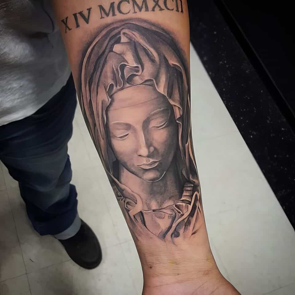 small catholic tattoos 43