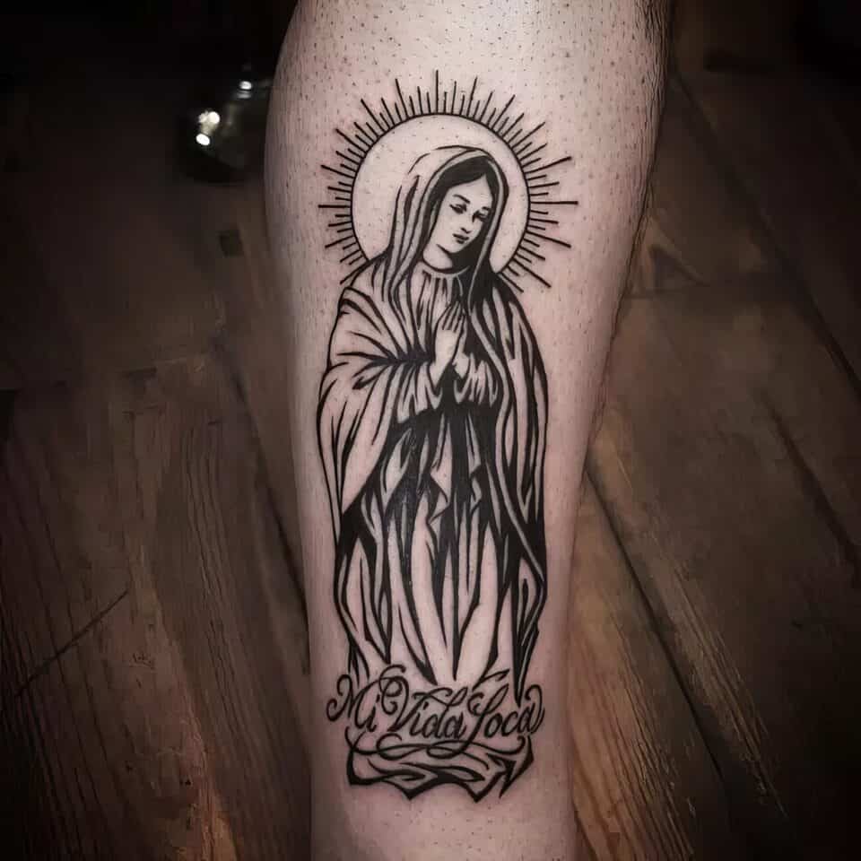 small catholic tattoos 45