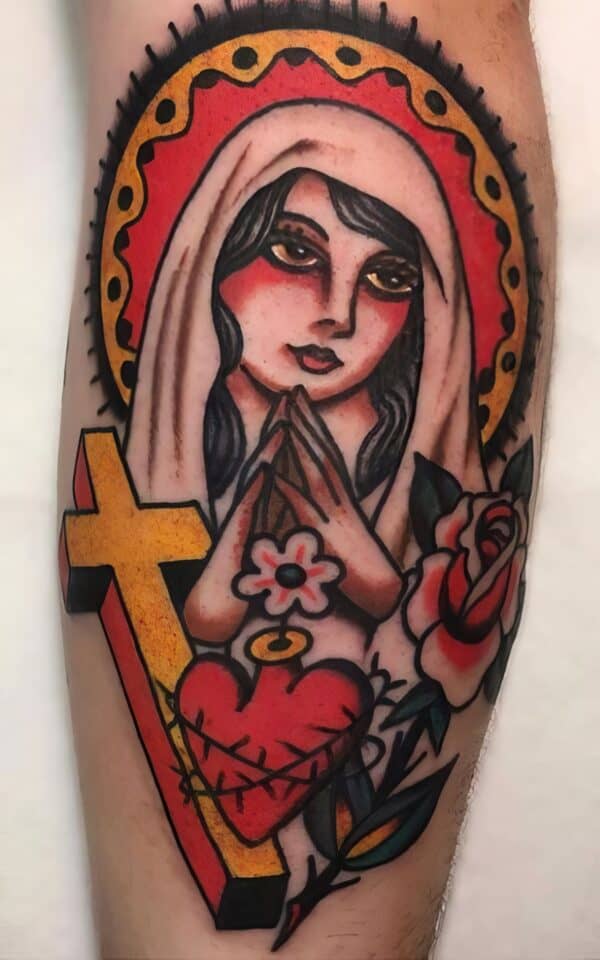 small catholic tattoos 48