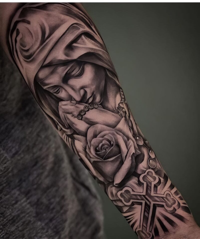 small catholic tattoos 67