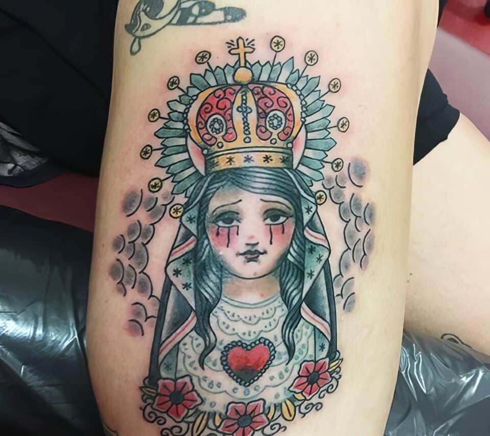 small catholic tattoos 68