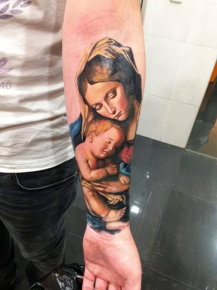 small catholic tattoos 78