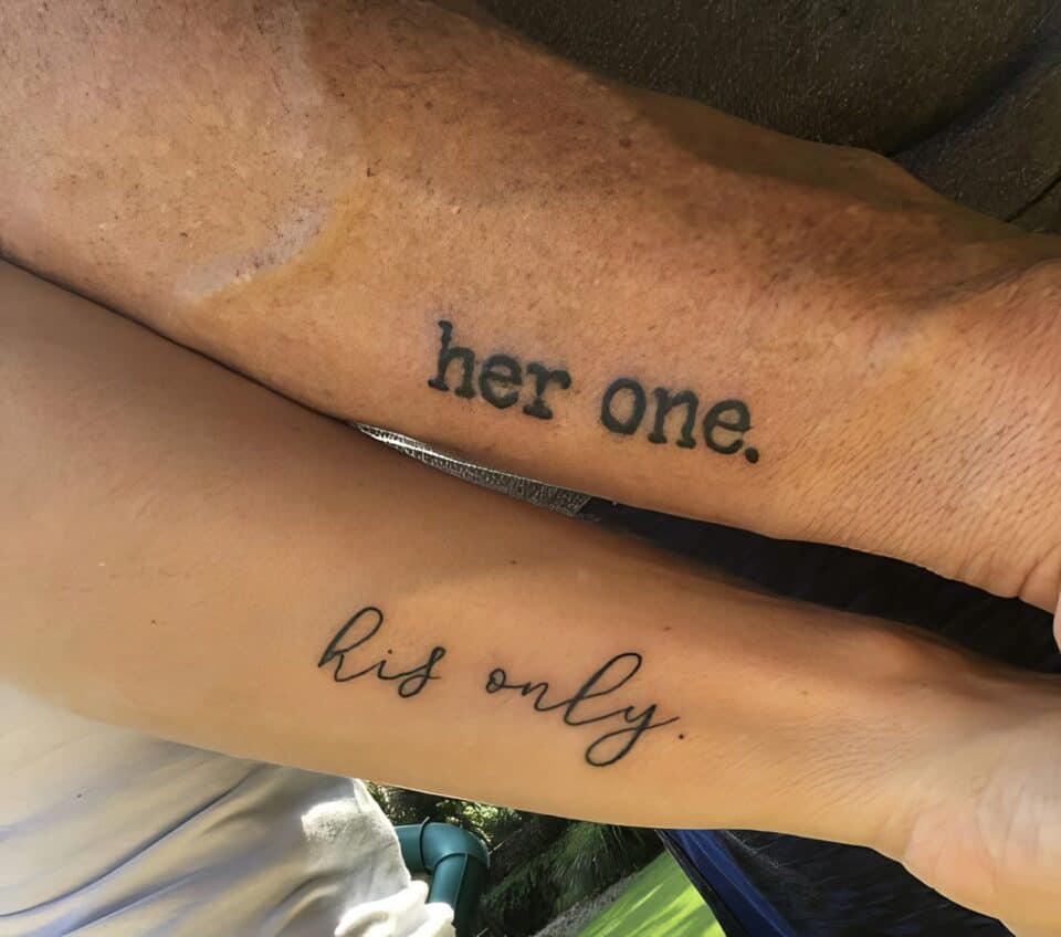 Married Couple Tattoos 1